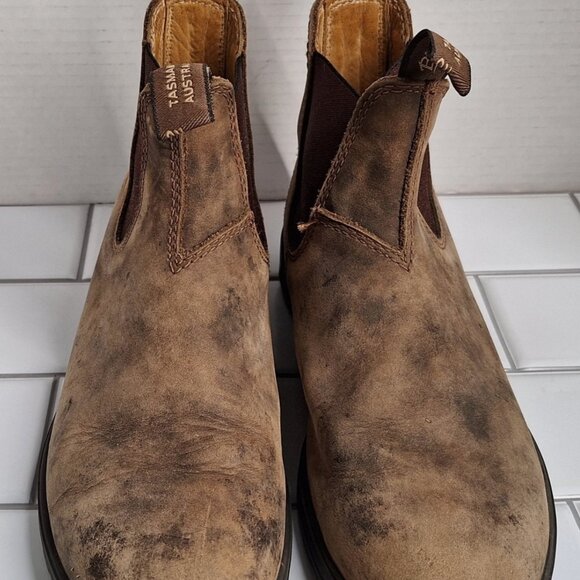Blundstone #585 Classic Boots Rustic Brown Leather Women’s Size 5.5 AU (~8 W US) - Picture 4 of 10